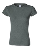 Gildan Ladies' Softstyle 4.5 oz. Fitted T-Shirt G640L DARK HEATHER Primary