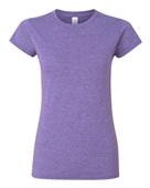 Gildan Ladies' Softstyle 4.5 oz. Fitted T-Shirt G640L HEATHER PURPLE Primary