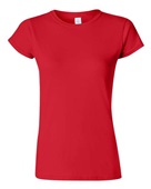 Gildan Ladies' Softstyle 4.5 oz. Fitted T-Shirt G640L RED Primary