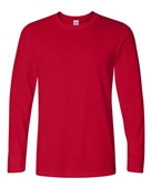 Gildan Adult Softstyle 4.5 oz. Long-Sleeve T-Shirt G644 CHERRY RED Primary