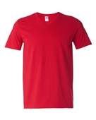 Gildan Adult Softstyle 4.5 oz. V-Neck T-Shirt G64V CHERRY RED Primary