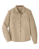 Harriton Ladies' Key West Long-Sleeve Performance Staff Shirt M580LW
