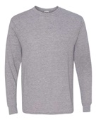 Jerzees Adult 5.3 oz. DRI-POWER SPORT Long-Sleeve T-Shirt 21ML ATHLETIC HEATHER Primary