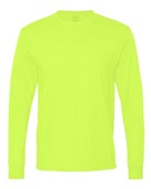 Jerzees Adult 5.3 oz. DRI-POWER SPORT Long-Sleeve T-Shirt 21ML SAFETY GREEN Primary