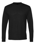 Jerzees Adult 5.3 oz. DRI-POWER SPORT Long-Sleeve T-Shirt 21ML BLACK Primary