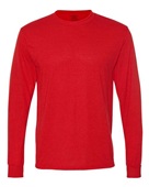 Jerzees Adult 5.3 oz. DRI-POWER SPORT Long-Sleeve T-Shirt 21ML TRUE RED Primary