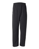 Jerzees Adult 8 oz. NuBlend Open-Bottom Fleece Sweatpants 974MP