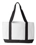 Liberty Bags P & O Cruiser Tote 7002 WHITE/ BLACK Primary