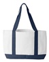 Liberty Bags P & O Cruiser Tote 7002 WHITE/ NAVY Primary