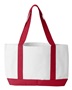 Liberty Bags P & O Cruiser Tote 7002 WHITE/ RED Primary