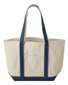 Liberty Bags Windward Large Cotton Canvas Classic Boat Tote 8871