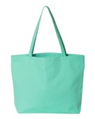 Liberty Bags Seaside Cotton 12 oz. Pigment-Dyed Large Tote LB8507 SEA GLASS GREEN Primary