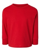 Rabbit Skins Toddler Long-Sleeve T-Shirt 3311 RED Primary