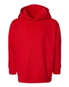 Rabbit Skins Toddler Pullover Fleece Hoodie 3326 RED Primary