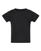 Rabbit Skins Infant Cotton Jersey T-Shirt 3401 BLACK Primary