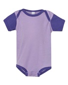Rabbit Skins Infant Baby Rib Bodysuit 4400 LAVENDER/ PURPLE Primary