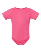Rabbit Skins Infant Baby Rib Bodysuit 4400 HOT PINK Primary