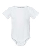 Rabbit Skins Infant Baby Rib Bodysuit 4400 WHITE Primary