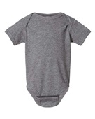 Rabbit Skins Infant Fine Jersey Bodysuit 4424 GRANITE HEATHER Primary