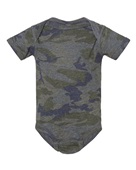 Rabbit Skins Infant Fine Jersey Bodysuit 4424 VINTAGE CAMO Primary
