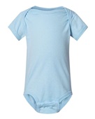 Rabbit Skins Infant Fine Jersey Bodysuit 4424 LIGHT BLUE Primary