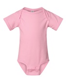 Rabbit Skins Infant Fine Jersey Bodysuit 4424 PINK Primary