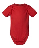 Rabbit Skins Infant Fine Jersey Bodysuit 4424 RED Primary