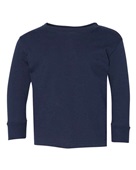 Rabbit Skins Toddler Long-Sleeve Fine Jersey T-Shirt RS3302 NAVY Primary