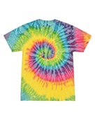 Colortone Tie-Dye Adult 5.4 oz., 100% Cotton T-Shirt CD100 SATURN Primary