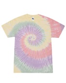 Colortone Tie-Dye Adult 5.4 oz., 100% Cotton T-Shirt CD100 ZEN RAINBOW Primary