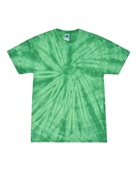 Colortone Tie-Dye Youth 5.4 oz. 100% Cotton Spider T-Shirt CD101Y SPIDER KELLY Primary