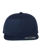 Yupoong Adult 5-Panel Cotton Twill Snapback Cap Y6007 NAVY Primary