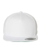 Yupoong Adult 5-Panel Cotton Twill Snapback Cap Y6007 WHITE Primary