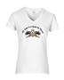 Epic Ladies Soccer Throne V-Neck Graphic T-Shirts