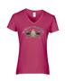 Epic Ladies Soccer Throne V-Neck Graphic T-Shirts
