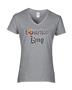 Epic Ladies Basketball King V-Neck Graphic T-Shirts