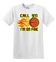 Epic Adult/Youth Call 911 Cotton Graphic T-Shirts
