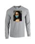 Epic Covid Lisa Long Sleeve Cotton Graphic T-Shirts