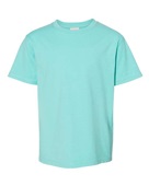 Comfortwash By Hanes Youth 5.5 oz., 100% Ring Spun Cotton Garment-Dyed T-Shirt GDH175 MINT Primary