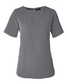 Devon & Jones Ladies' Perfect Fit Boat-Neck Blouse DP613W GRAPHITE Primary