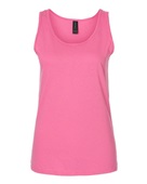 Gildan Ladies' Softstyle 4.5 oz. Fitted Tank G642L AZALEA Primary