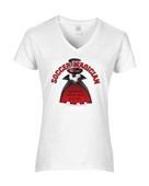 Epic Ladies Soccer Magician V-Neck Graphic T-Shirts