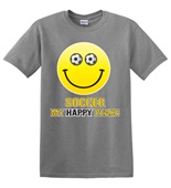 Epic Adult/Youth Soccer Happy Place Cotton Graphic T-Shirts