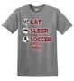 Epic Adult/Youth Eat, Sleep, Soccer Cotton Graphic T-Shirts