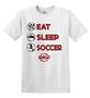 Epic Adult/Youth Eat, Sleep, Soccer Cotton Graphic T-Shirts