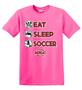 Epic Adult/Youth Eat, Sleep, Soccer Cotton Graphic T-Shirts