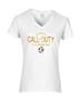Epic Ladies Soccer Duty V-Neck Graphic T-Shirts