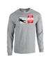 Epic No Trespassing Long Sleeve Cotton Graphic T-Shirts