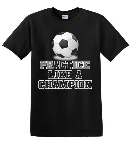 Epic Adult Pink Soccer Champion Cotton Graphic T shirts XL