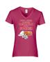 Epic Ladies Soccer Fever V-Neck Graphic T-Shirts